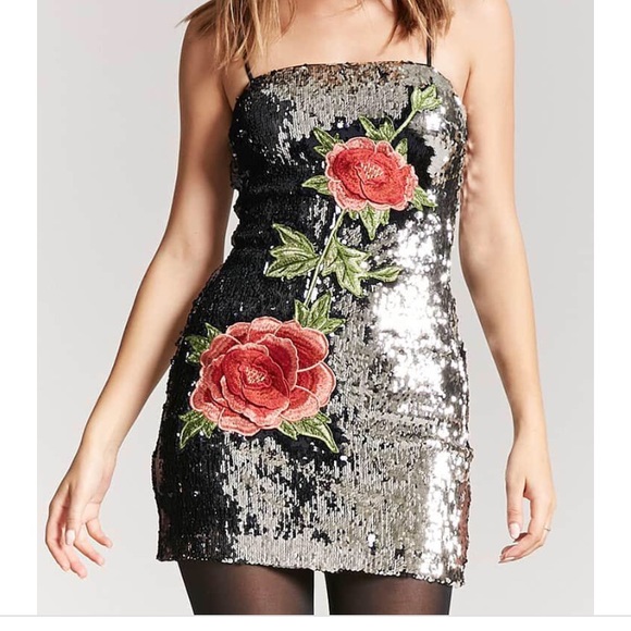 forever 21 plus sequin dress
